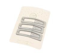 ZEPFJHE Lot de 3 épingles à cheveux carrées ovales en forme de goutte d'eau en métal