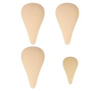 ZEPFJHE Lot de 3 protections anti-cernes adhésives réutilisables pour maillot de bain, vêtements de sport, design sans traces, respirants, protecteurs intimes, Caillot de pores respirant, taille