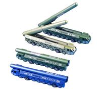 ZEPFJHE Lot de 4 stylos à encre gel fantaisie en forme d'arme 0,5 mm pour écrire des livres pour adultes et étudiants