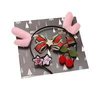 ZEPFJHE Lot de 5 bandeaux de Noël pour festival, fête, cosplay, accessoires de Père Noël