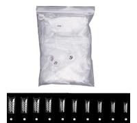 ZEPFJHE Lot de 500 faux ongles creux à presser en résine pour femme et fille