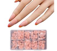 ZEPFJHE Lot de 600 faux ongles carrés en acrylique avec étui