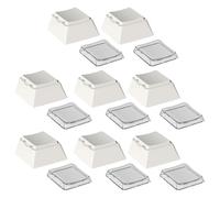 ZEPFJHE Lot de 8 touches vierges pour claviers mécaniques - Durabilité - Couleur classique - Pour clavier de bureau