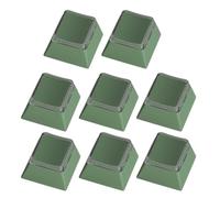 ZEPFJHE Lot de 8 touches vierges pour claviers mécaniques - Durabilité - Couleur classique - Pour clavier de bureau
