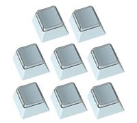 ZEPFJHE Lot de 8 touches vierges pour claviers mécaniques - Durabilité - Couleur classique - Pour clavier de bureau