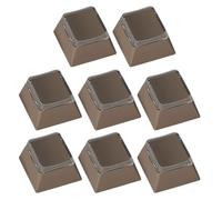 ZEPFJHE Lot de 8 touches vierges pour claviers mécaniques - Durabilité - Couleur classique - Pour clavier de bureau
