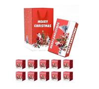 ZEPFJHE Lot de décorations de Noël avec mécanisme surprise en papier pour décoration de maison