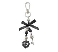 ZEPFJHE Love Bowknot Crucifix Charme De Clé Mode Kéchain Religieux Symbole Clés Pendentif Pour La À Usage Quotidien.