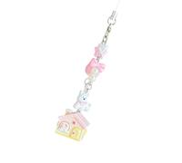 ZEPFJHE Lovely Pet En Forme De Compagnie Clés Forme Téléphonie Résine Lanyard STRAPE CLÉ SACIÉ