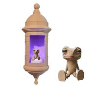 ZEPFJHE Lumière Murale De Garita Décorative Avec Coqui Grenouilles Sculpture Patrimoine Portoricaine Conception De Lampe En Plastique Du Bureau À La Maison