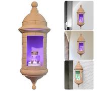 ZEPFJHE Lumière Murale De Garita Décorative Avec Coqui Grenouilles Sculpture Patrimoine Portoricaine Conception De Lampe En Plastique Du Bureau À La Maison