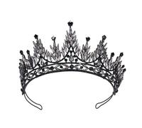 ZEPFJHE Luxueuse couronne à cheveux robuste pour fête d'anniversaire, concours de beauté, concours de beauté, cristal pour fille, costume de mariage