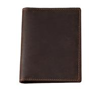 ZEPFJHE Luxueuse Couverture de Passeport en Cuir de Vache avec intérieur spacieux et Design esthétique européen sans Date, Portefeuille de Voyage en Cuir véritable