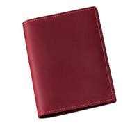 ZEPFJHE Luxueuse Couverture de Passeport en Cuir de Vache avec intérieur spacieux et Design esthétique européen sans Date, Portefeuille de Voyage en Cuir véritable