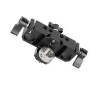 ZEPFJHE LWS avec Double Pince de Tige de 15mm pour Moniteur de caméra, Construction en Aluminium, de réglable en Hauteur