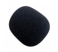 ZEPFJHE Manchon en Mousse pour Home Studio Housse de Pare-Brise Noire pour Podcast, réduction du Vent, Voix, Cours de Parole, Utilisation en Classe, Housse de Pare-Brise en Mousse pour Microphone,