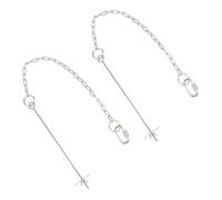 ZEPFJHE Mangeoire à suspendre pour poulet avec chaîne réglable en acier inoxydable pour brochettes de légumes et comportement naturel de recherche de nourriture automatique