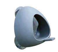 ZEPFJHE Mangeoire pour oiseaux avec ventouse sécurisée pour un positionnement stable sur les surfaces des verres, perchoir d'observation sauvage, mangeoire résistante aux intempéries