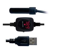 ZEPFJHE Marinepark Poêle à affichage numérique alimenté par USB en céramique Shih Tzus thermorégulation précise dans les petits réservoirs