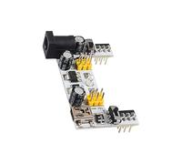 ZEPFJHE Module d ' Alimentation USB pour Platine de prototypage 5V 3.3V MB102, Carte à 2 canaux, microcontrôleur, Projet électronique, Module d ' Alimentation USB