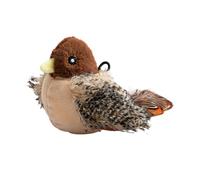 ZEPFJHE Moineau en peluche engageant pour chats Instincts activés avec un son réaliste et des vibrations pour jouer à l'intérieur Jouet réaliste pour oiseaux