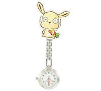 ZEPFJHE Montre de poche en alliage léger avec fonction de fixation facile à clipser pour médecins et infirmières dans un environnement clinique Montre d'infirmière précise, Q