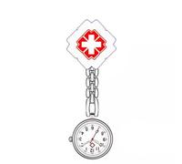 ZEPFJHE Montre de poche en alliage léger avec fonction de fixation facile à clipser pour médecins et infirmières dans un environnement clinique Montre d'infirmière précise, m