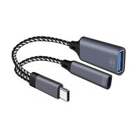 ZEPFJHE Multifonction USB vers type C Y Convertisseurs de transfert de données Hubs pour claviers, tablettes, ordinateurs portables, lecteur de cartes, adaptateur USB C Y, transfert de données