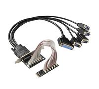 ZEPFJHE Multiports M+B Key vers 232 Carte adaptateur pour améliorer les connectivités pour la communication de données de fiabilité PC
