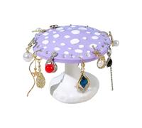 ZEPFJHE Organisateur de boucles d'oreilles en forme de champignon amusant et fonctionnel pour décoration de chambre créative, taille unique, Comme décrit