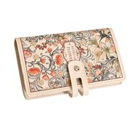 ZEPFJHE Organisateurs de Cartes avec 20 emplacements individuels, matériaux en PVC Robustes, Solution de Stockage de Documents Portable pour Femmes Professionnelles, de Rangement de Documents