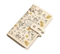 ZEPFJHE Organisateurs de Cartes avec 20 emplacements individuels, matériaux en PVC Robustes, Solution de Stockage de Documents Portable pour Femmes Professionnelles, de Rangement de Documents