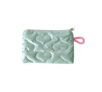 ZEPFJHE Organisateurs de maquillage en polyester avec motifs en relief et détails bowkot pour un usage quotidien, rangement d'accessoires pour femmes