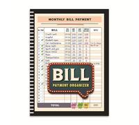 ZEPFJHE Organiseur familial et suivi mensuel des finances - Liste de contrôle des factures - Gestion efficace des paiements et planification de l'épargne - Livre de suivi de la dette