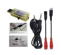 ZEPFJHE Outil de Simulation de vol 30 en 1 Port USB Standard pour Les Amateurs de télécommande Outil de Simulation de vol à Distance Facile à Utiliser