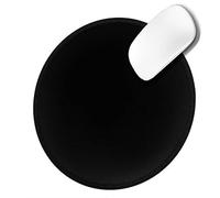 ZEPFJHE Pad De Souris Ronde Portable pour La Stabilité Et Les Styles avec des Surfaces Étanches Et Un Non Glissant pour Tous Les Bords Travail Cousus Pad Souris