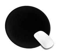 ZEPFJHE Pad De Souris Ronde Portable pour La Stabilité Et Les Styles avec des Surfaces Étanches Et Un Non Glissant pour Tous Les Bords Travail Cousus Pad Souris