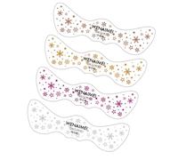 ZEPFJHE Paillettes Freckles Visage Temporaire Tatoué Scintille De Maquillage Patchs Chanteurs Concerts Country Festival Raves Accessoires Paillettes Rousseur