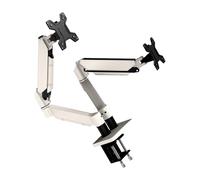 ZEPFJHE Paire de supports de moniteur solides pouvant contenir 2 écrans de 33 à 32 pouces - Bras de moniteur ergonomique personnalisé pour installation de bureau