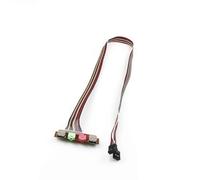 ZEPFJHE Pan Panneau De La Carte Mère PC Front Panneau USB2.0 Port ET Microphones 3 5 Mm