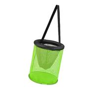 ZEPFJHE Panier De Pêche Flottant Pliable 25/35cm avec Filet en Nylon Seau Piège À Poisson Portable pour Le Stockage des Ménés Vivants Et des Appâts Panier Pêche en Plein Air Familial