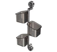 ZEPFJHE Panier De Rangement pour Organisateurs Cuisine Montés sur Ventouse Matériaux en Plastique Robustes Conception Compacte Les Petits Espaces Panier Rangement Épices