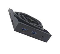 ZEPFJHE Panneau D'interfaces USB 3.2 Type C Rapide pour Données Amélioré Une Prise en L'appareil