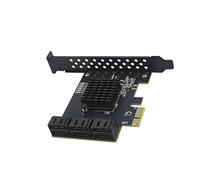 ZEPFJHE PCIE 1X/4X GEN3 vers SATA 3.0 6 ports 6G Extension Disque dur RTL9100VB Puce Extension Adaptateur Full Speed Card Full Speed Transfert de données