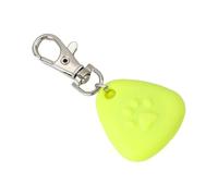 ZEPFJHE Pendentif lumineux en forme de triangle en silicone pour chien - Étanche - Longue durée de vie de la batterie - Fonction anti-perte - Étiquette de chien