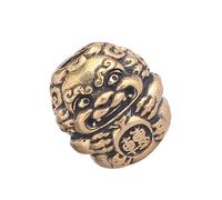 ZEPFJHE Pendentif unique en laiton représentant la chance et la prospérité Texture en laiton pour les amateurs de mode au quotidien, taille unique, Comme décrit, Comme décrit.