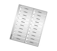 ZEPFJHE Perforateur rond précis avec 20 tailles de coupe et poignée de perforation pour modélisation architecturale, travaux manuels, projets d'artisanat