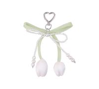 ZEPFJHE Perles Bows Charm Pendre Pours De Bourse Esthétique Charmes Cléchones Esthétiques Course Pour Femmes À À Main