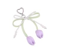 ZEPFJHE Perles Bows Charm Pendre Pours De Bourse Esthétique Charmes Cléchones Esthétiques Course Pour Femmes À À Main