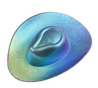 ZEPFJHE Petit chapeau western miniature ornement pour costume fait à la main couture vêtements décoration accessoires emballage sûr fournitures d'art pour enfants